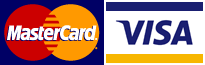 We accept MasterCard and Visa